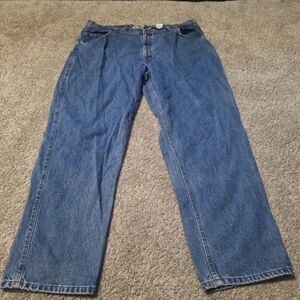 Vintage Levis 545 Jeans Mens 42 X 32 Loose Fit Brown Tab Light Wash Baggy Denim